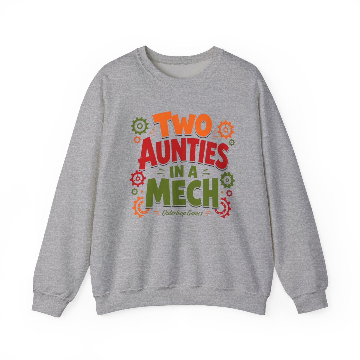Dosa Divas "Two Aunties in a Mech" Crewneck - alternate angle 3, merchandise