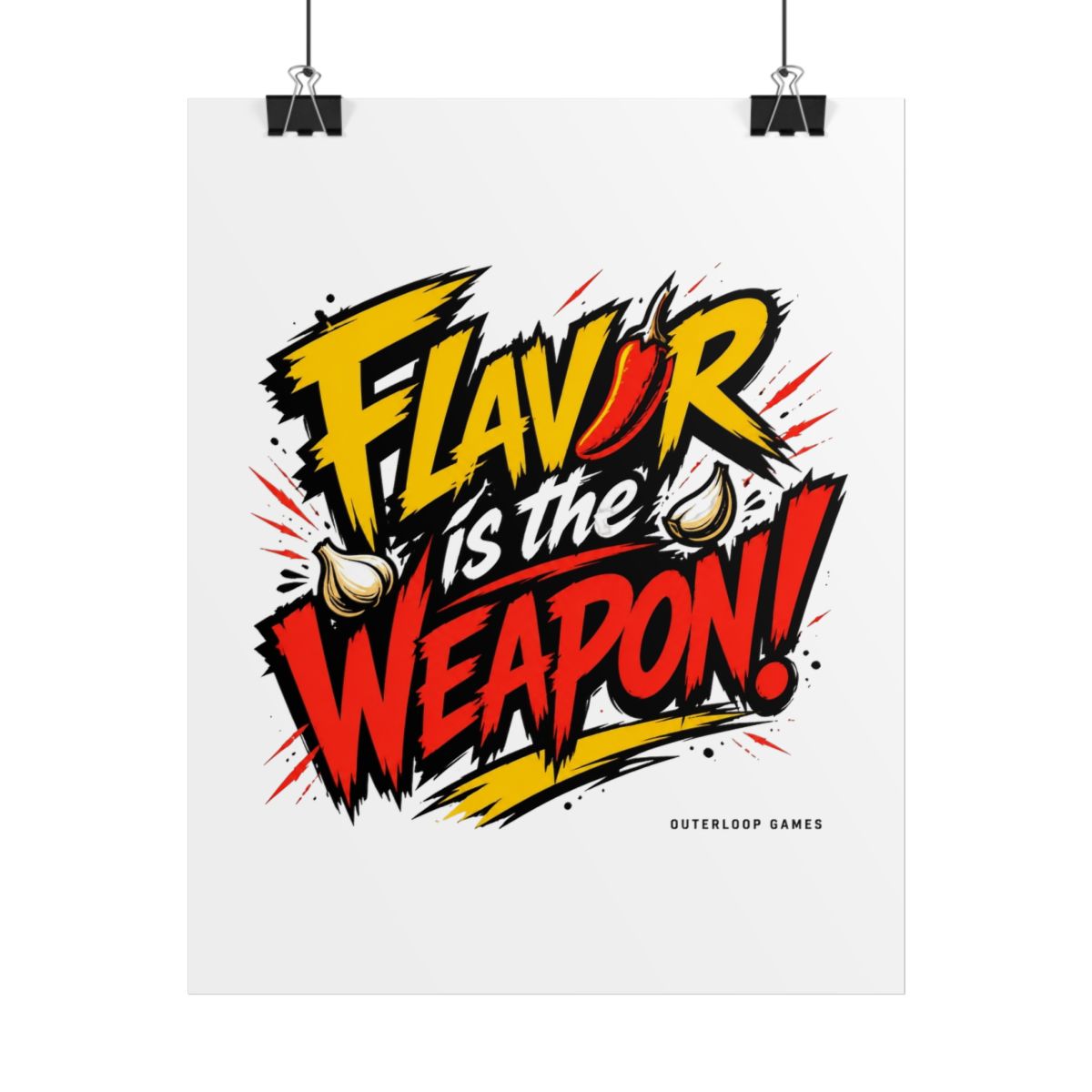 Dosa Divas "Flavor is the Weapon!" Poster